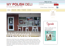 Tablet Screenshot of mypolishdeli.com